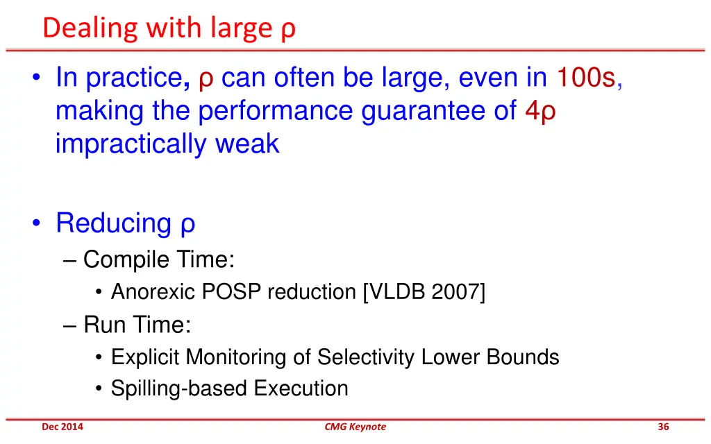 dealing with large