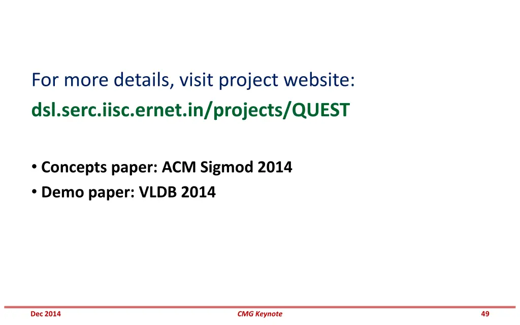 for more details visit project website dsl serc