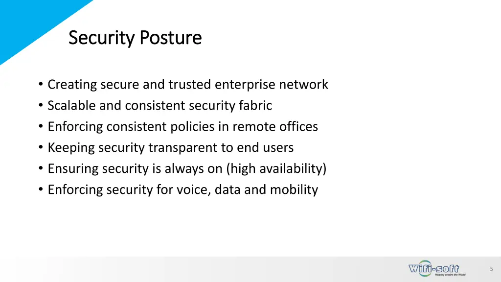 security security posture