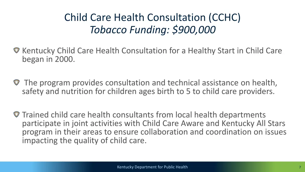child care health consultation cchc tobacco