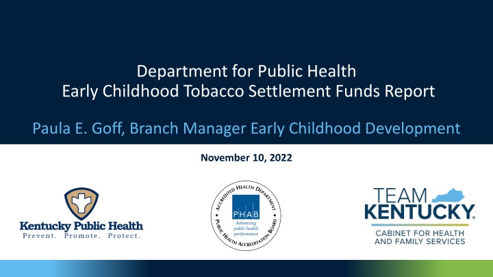 department for public health early childhood