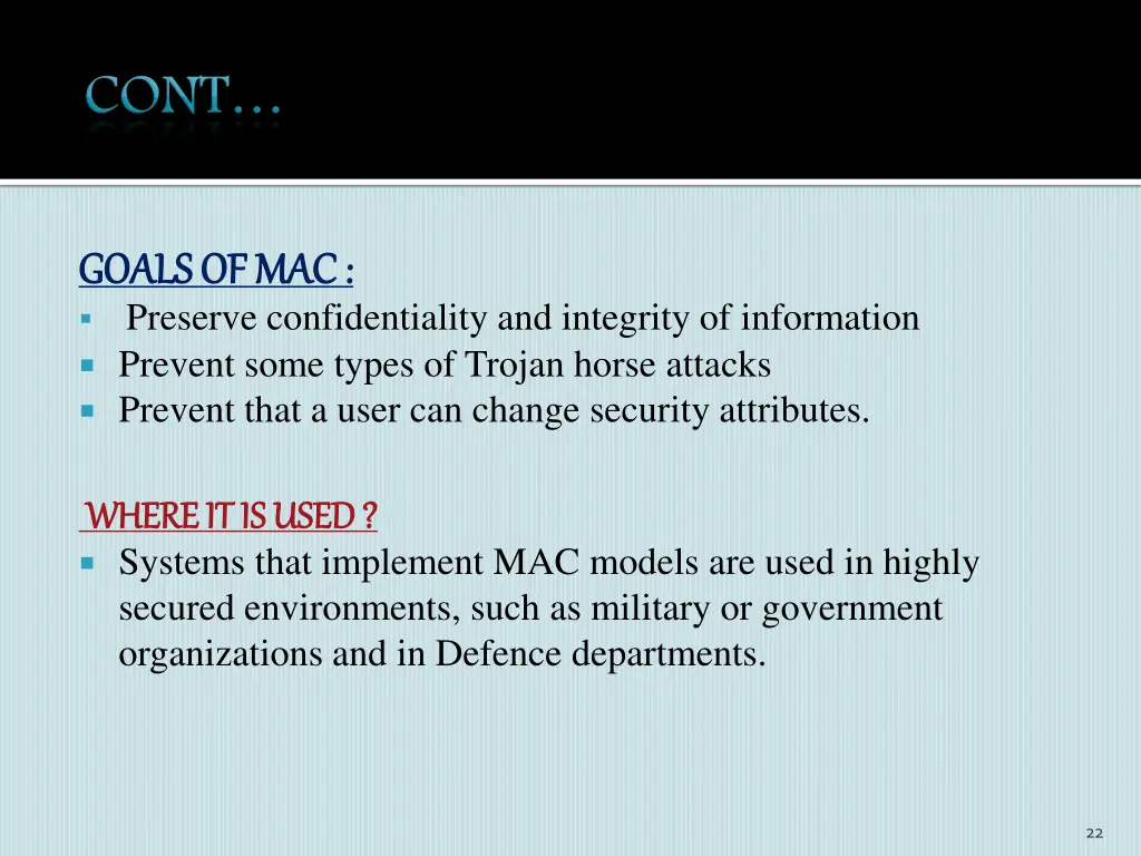 goals of mac goals of mac preserve