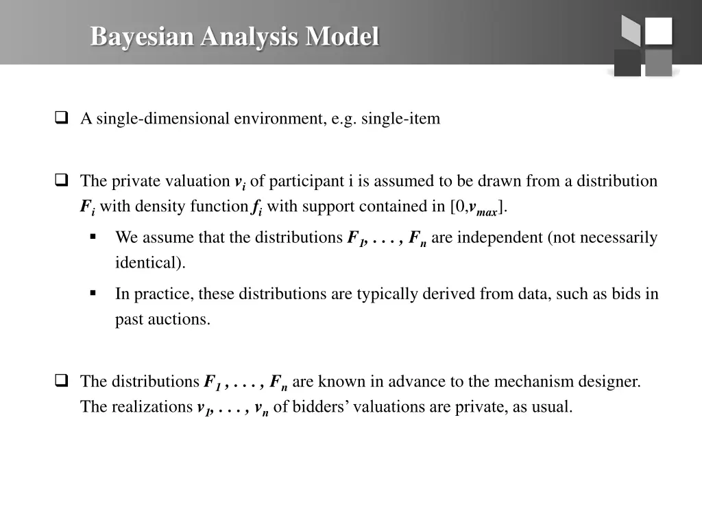 bayesian analysis model
