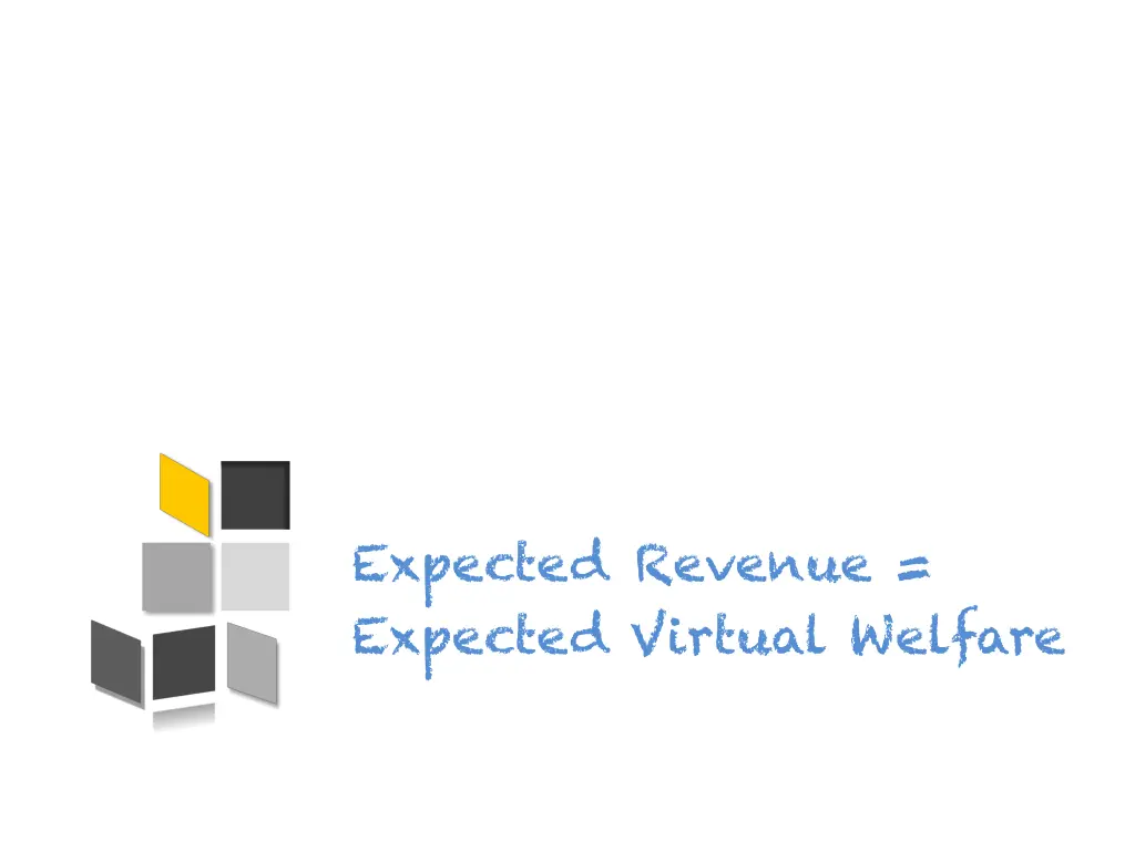 expected revenue expected virtual welfare
