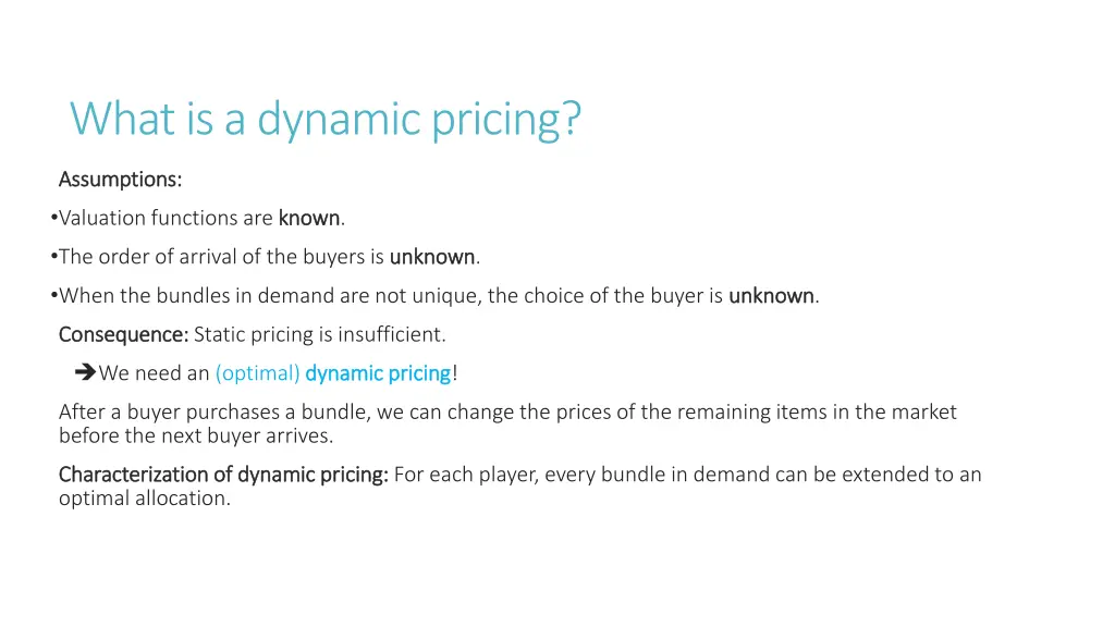 what is a dynamic pricing