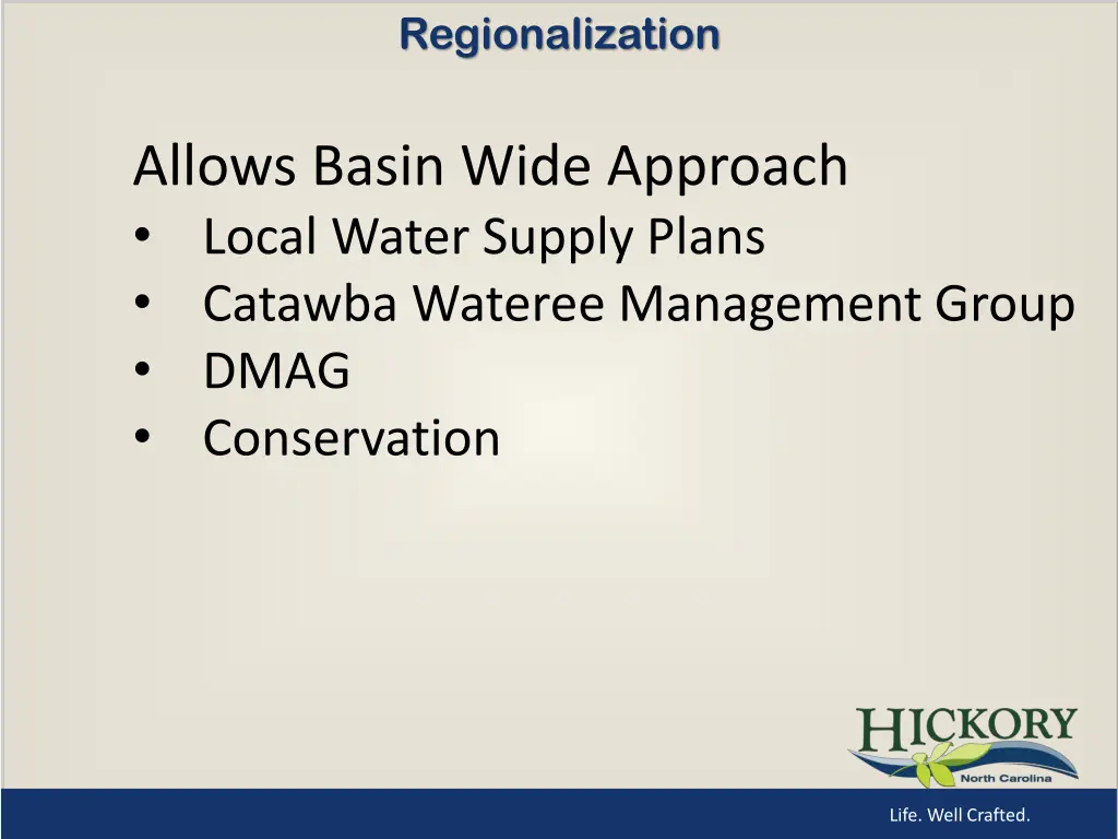 regionalization 6