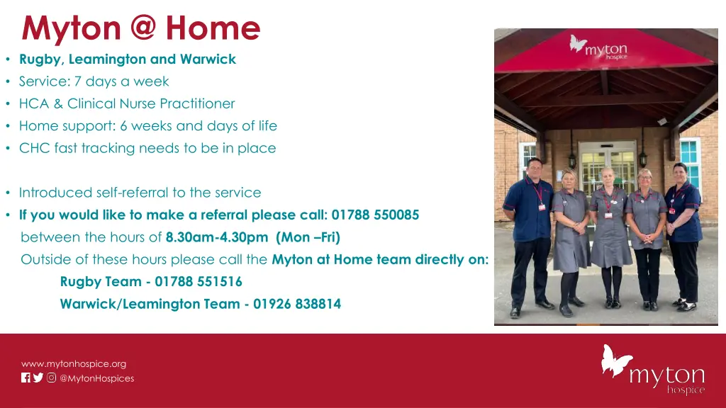 myton @ home rugby leamington and warwick service
