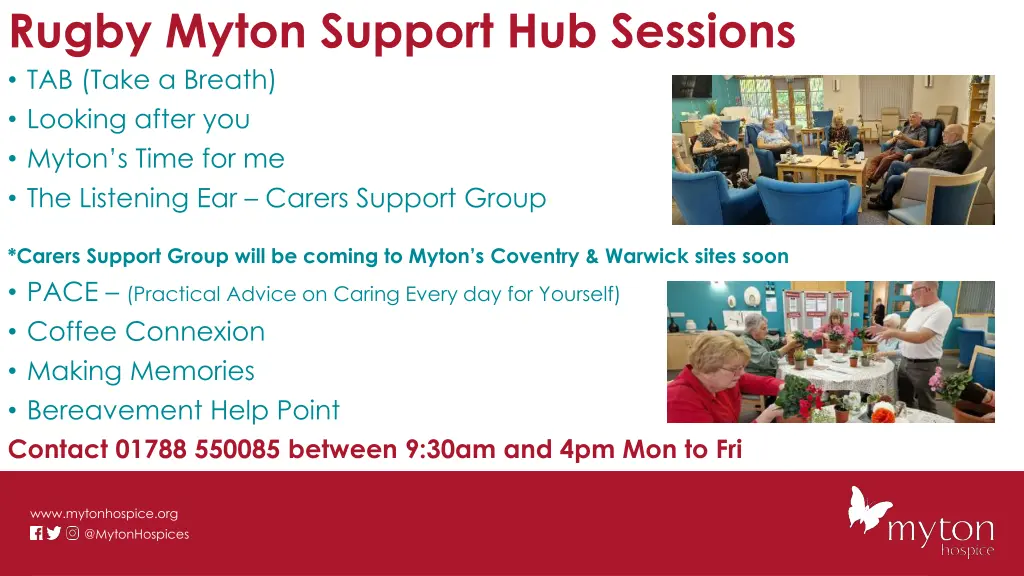 rugby myton support hub sessions tab take