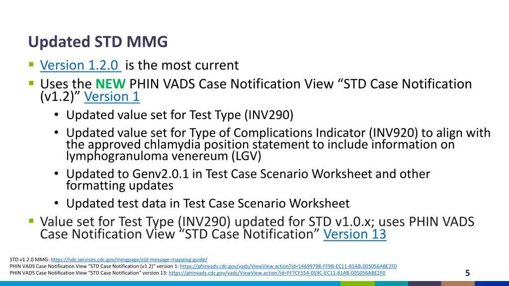 updated std mmg version 1 2 0 is the most current