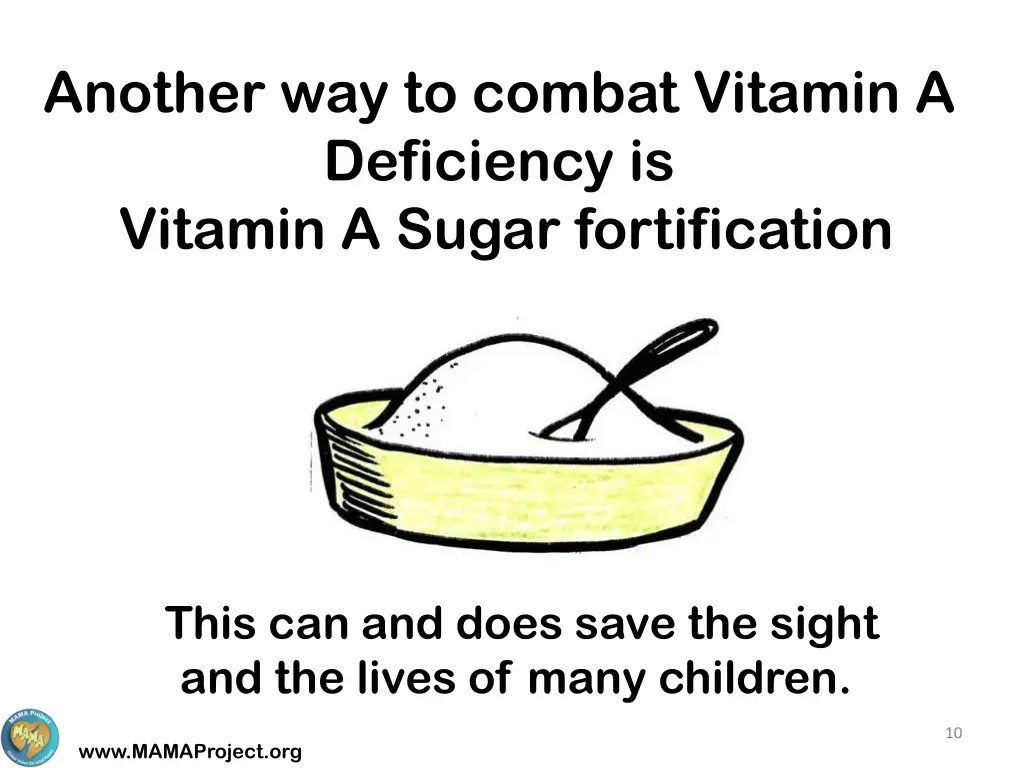 another way to combat vitamin a deficiency