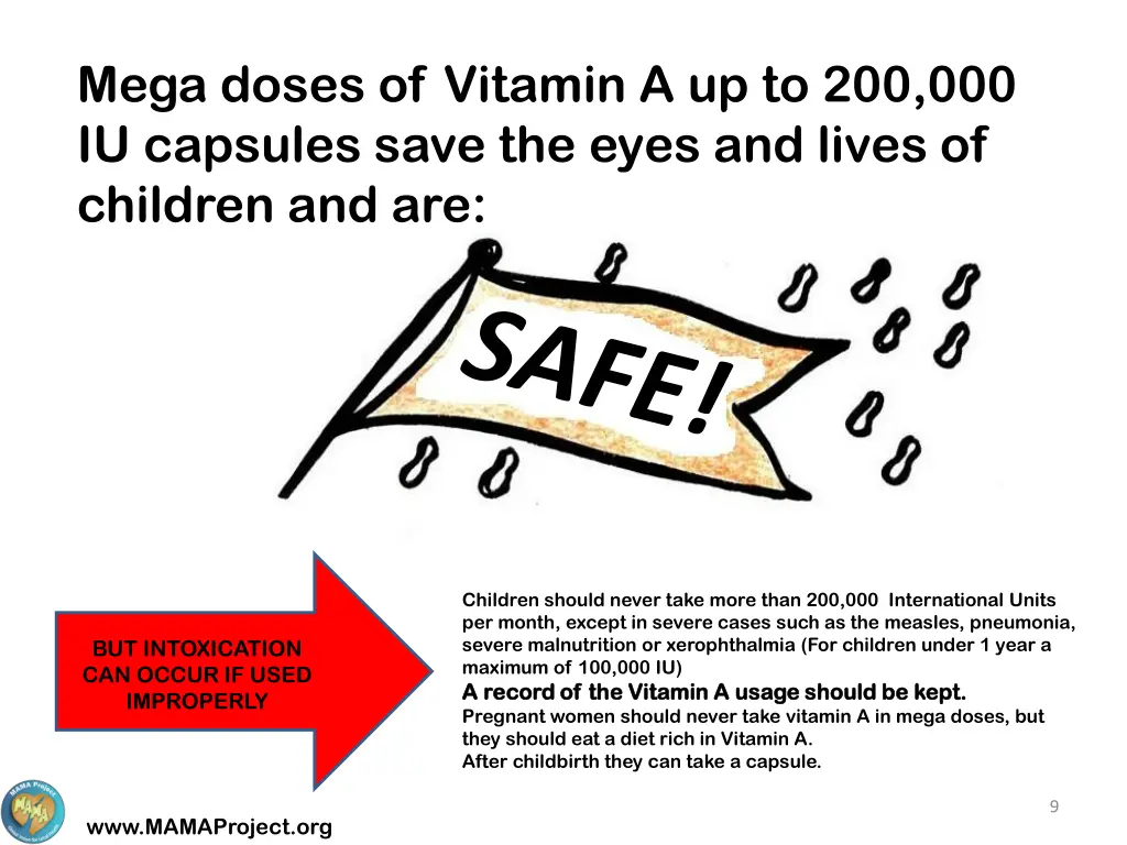 mega doses of vitamin a up to 200 000 iu capsules
