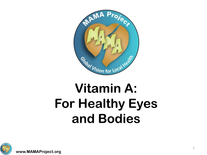 vitamin a for healthy eyes and bodies