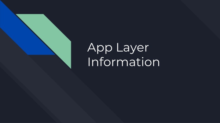 app layer information