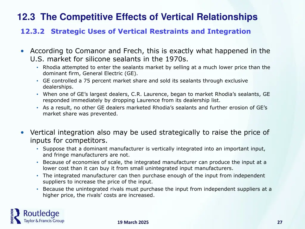12 3 the competitive effects of vertical 10