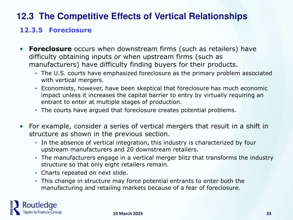 12 3 the competitive effects of vertical 16