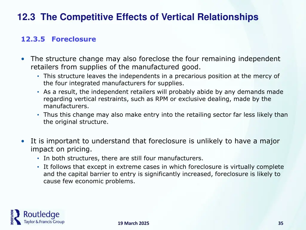 12 3 the competitive effects of vertical 18