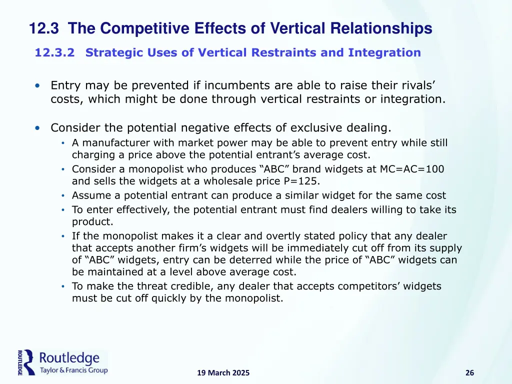 12 3 the competitive effects of vertical 9