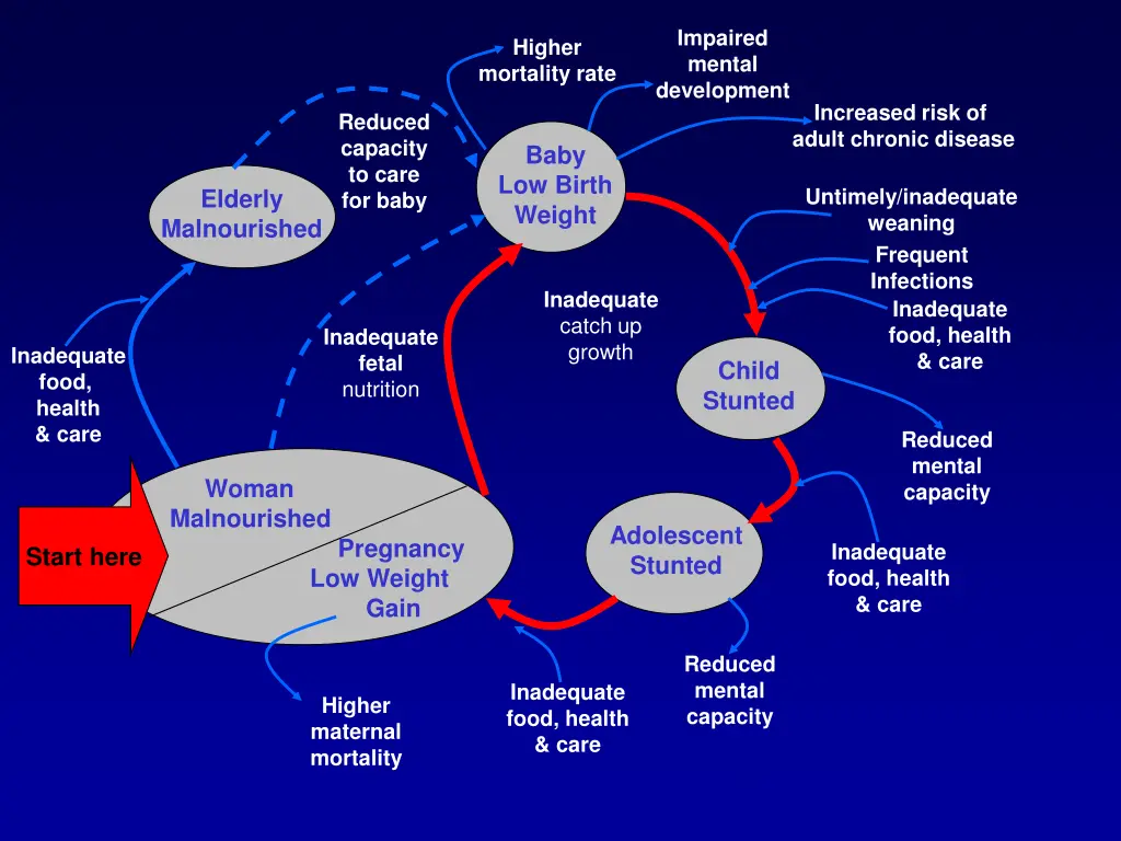 impaired mental development