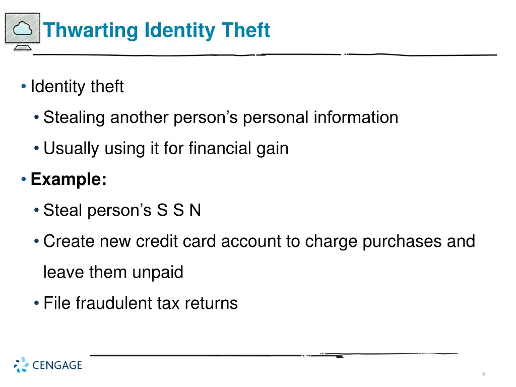 thwarting identity theft