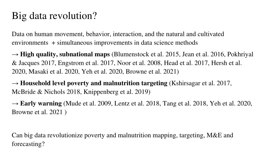 big data revolution