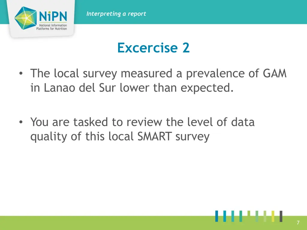 interpreting a report 3