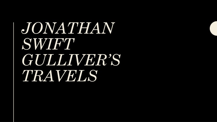 jonathan swift gulliver s travels