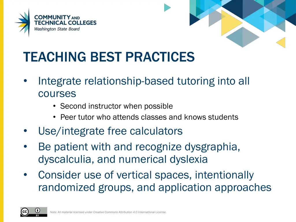 teaching best practices