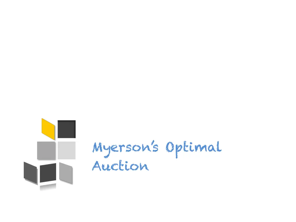 myerson s optimal auction