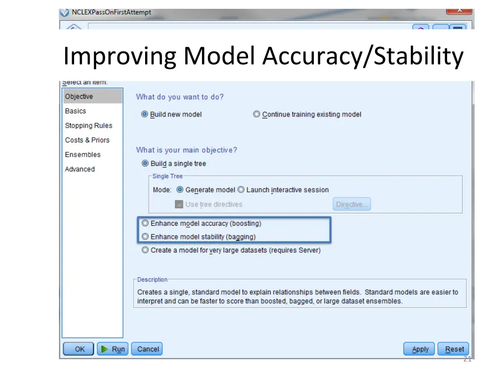 improving model accuracy stability