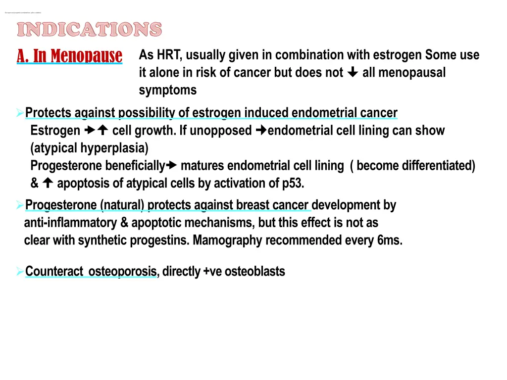 estrogen and progestin combinations pills 1
