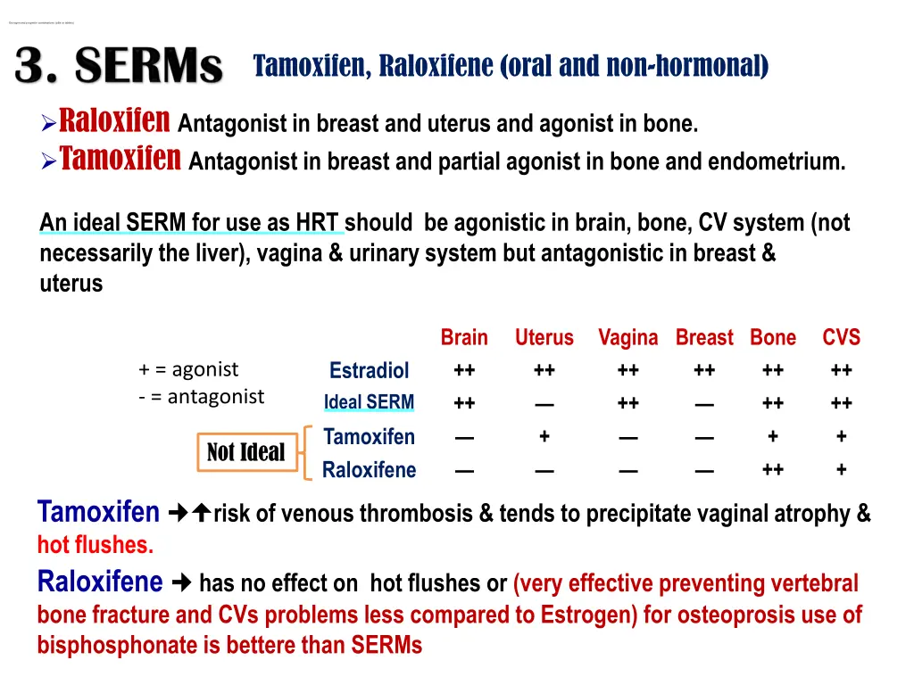 estrogen and progestin combinations pills 3