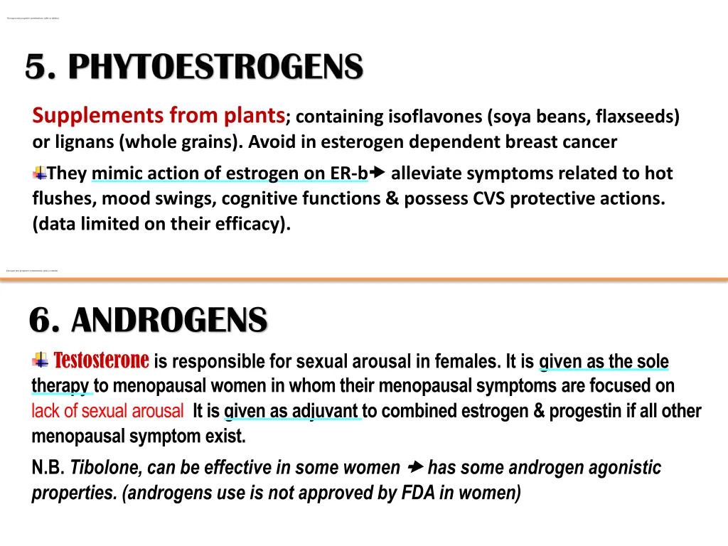 estrogen and progestin combinations pills 4