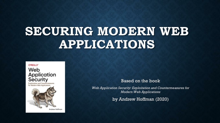 securing modern web applications