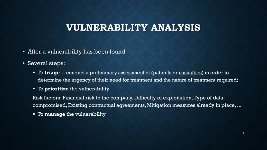 vulnerability analysis