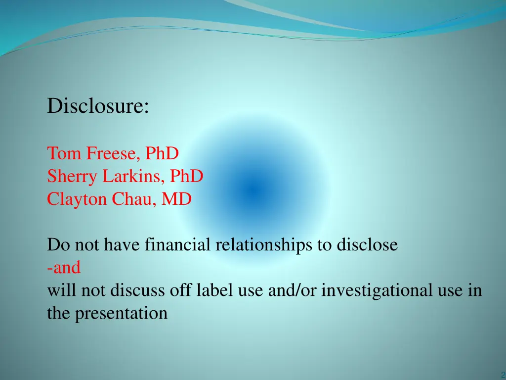 disclosure