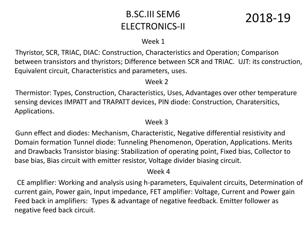 b sc iii sem6 electronics ii