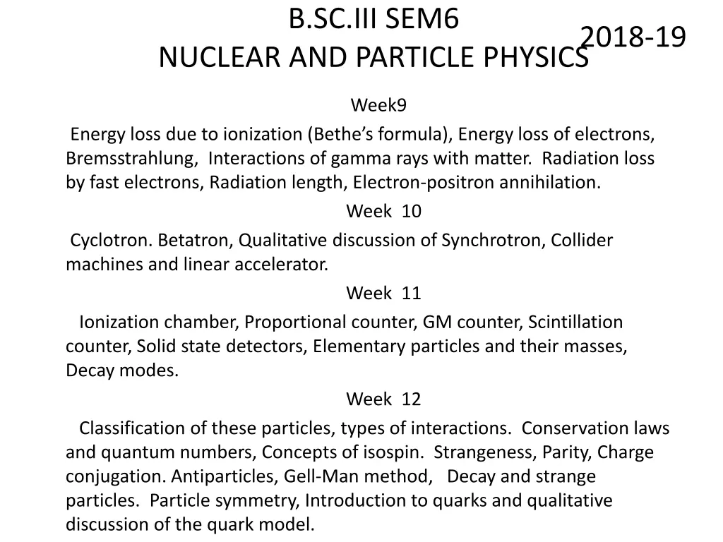 b sc iii sem6