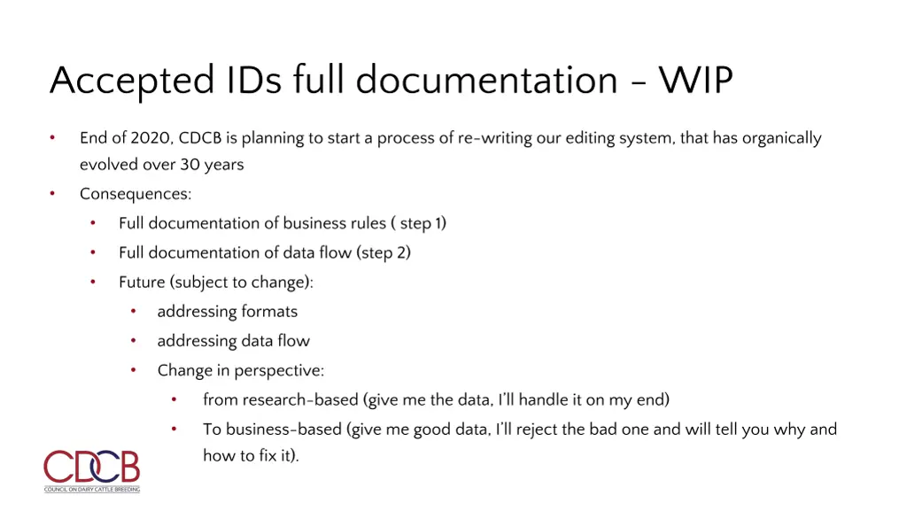 accepted ids full documentation wip