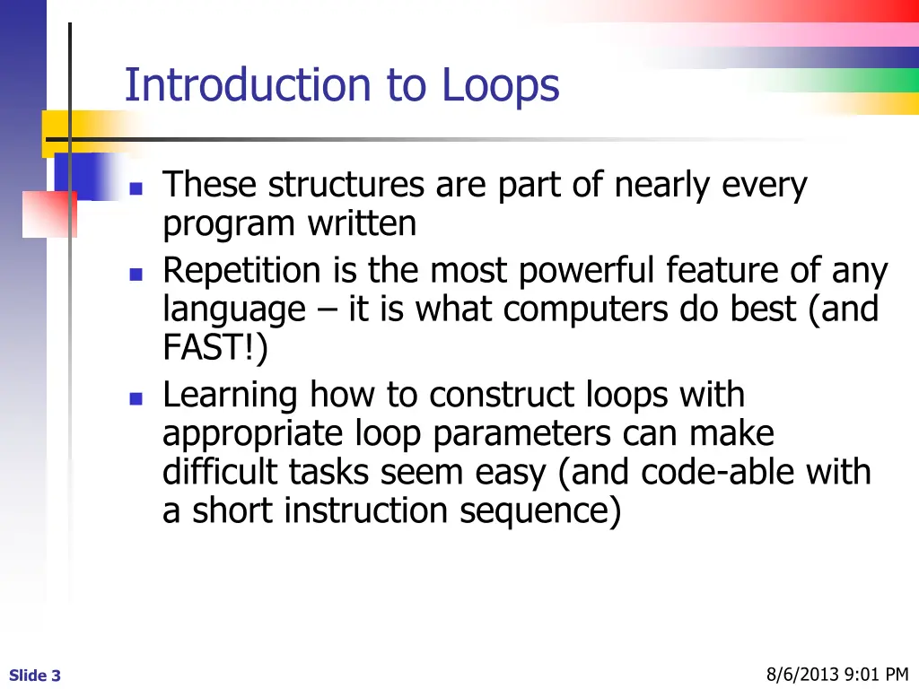 introduction to loops