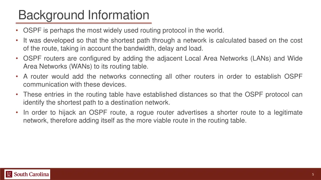 background information