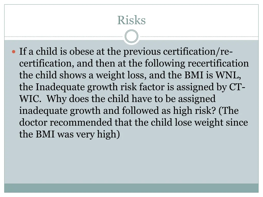 risks 1