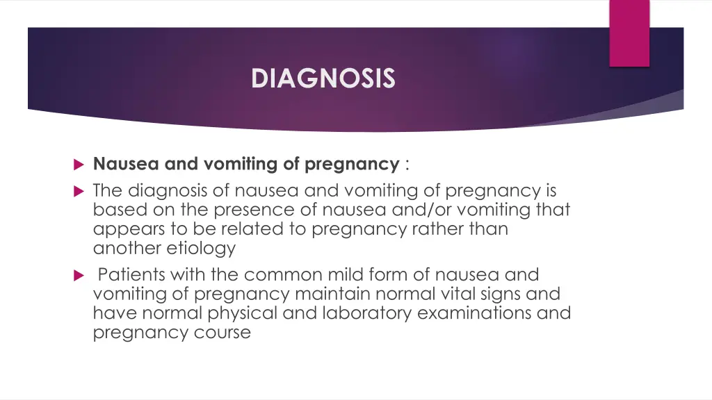 diagnosis