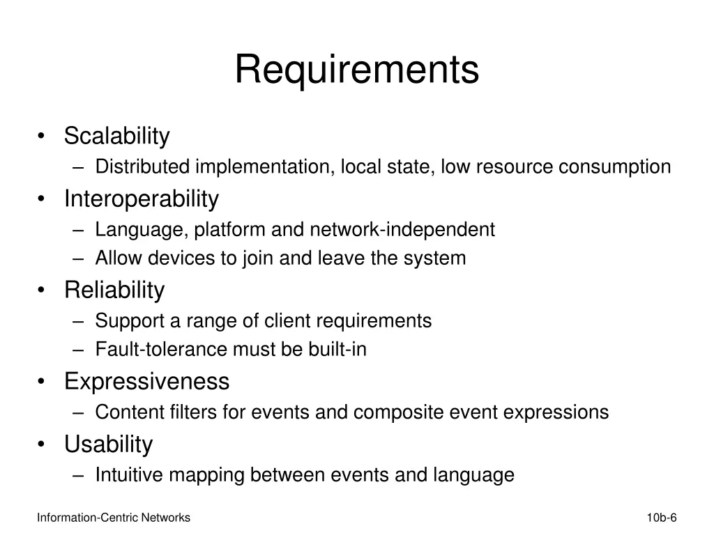 requirements