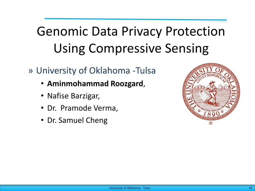 genomic data privacy protection using compressive 1