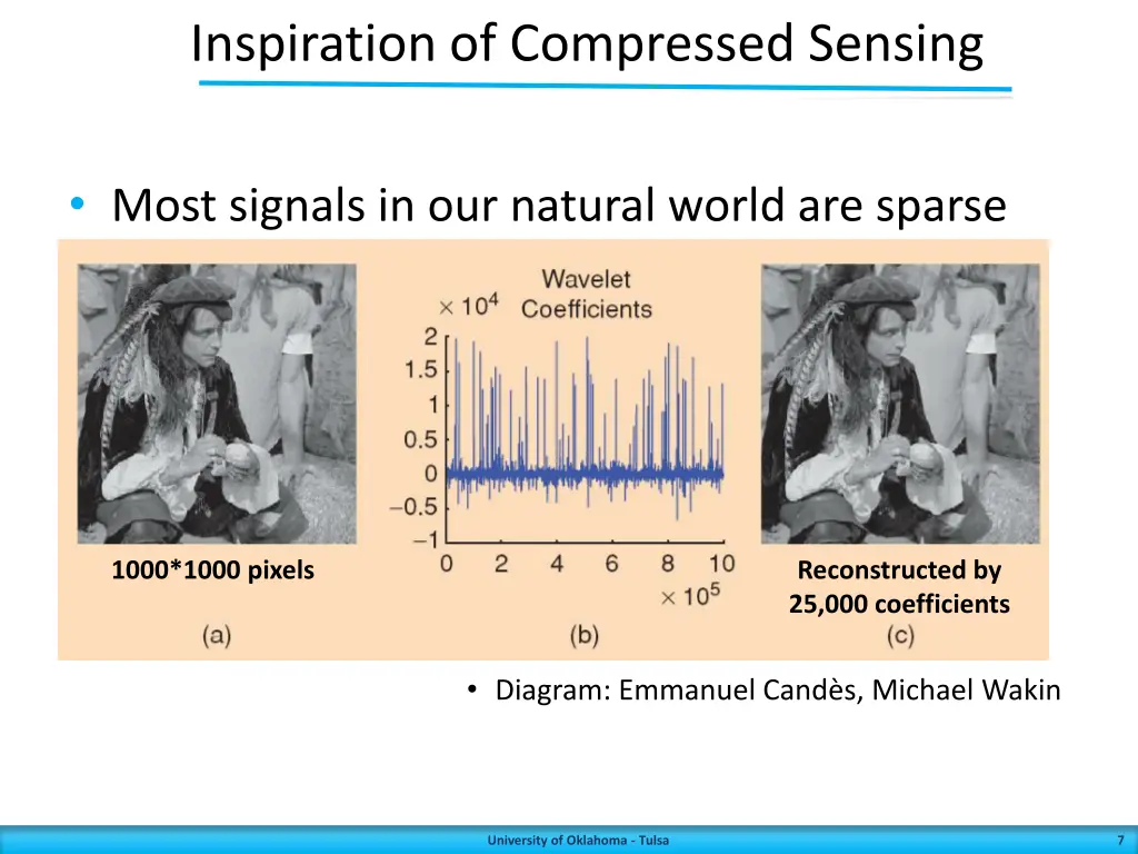 inspiration of compressed sensing