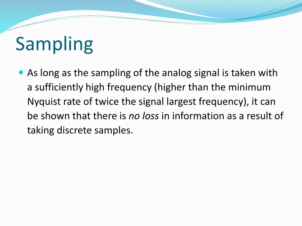 sampling 2