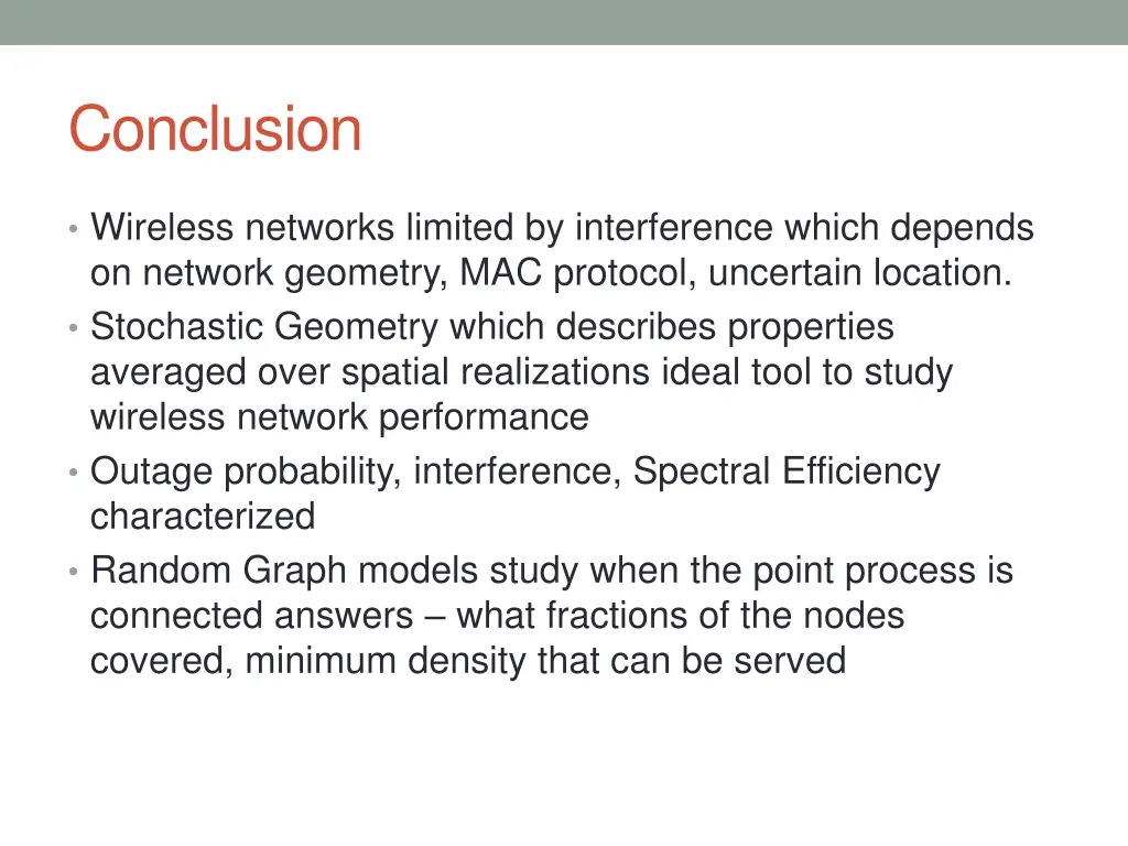 conclusion