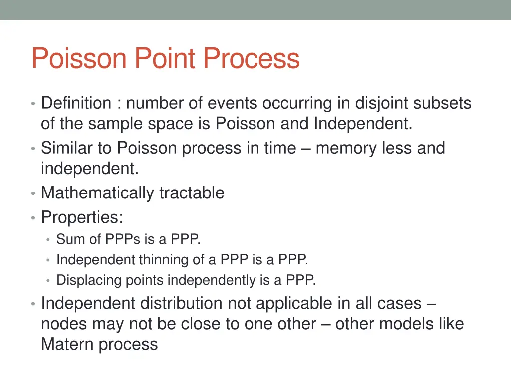 poisson point process