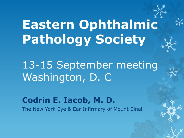 eastern ophthalmic pathology society