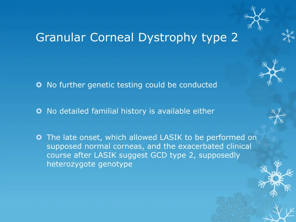 granular corneal dystrophy type 2 15